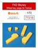 Omask 77218 F4D Skyray Wheel Bay Plugs 60741 (for Tamiya) 1/72